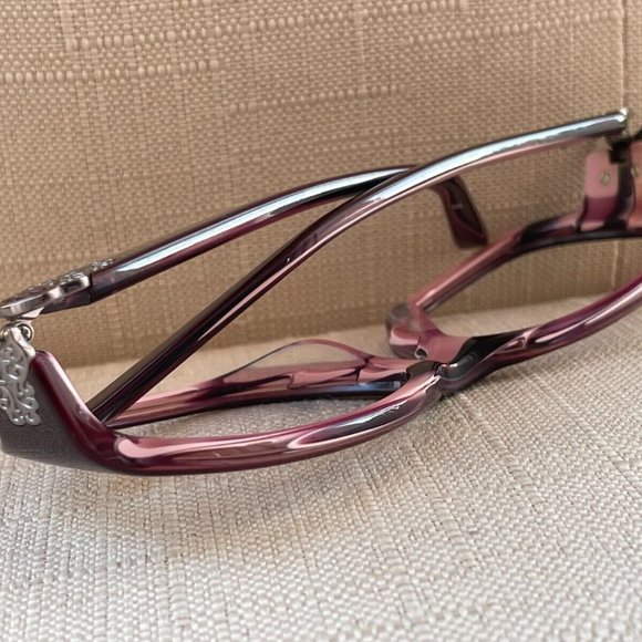 Jessica McClintock Women Eyeglasses RAISIE HORN 54[]16 130 Glasses - Picture 6 of 12